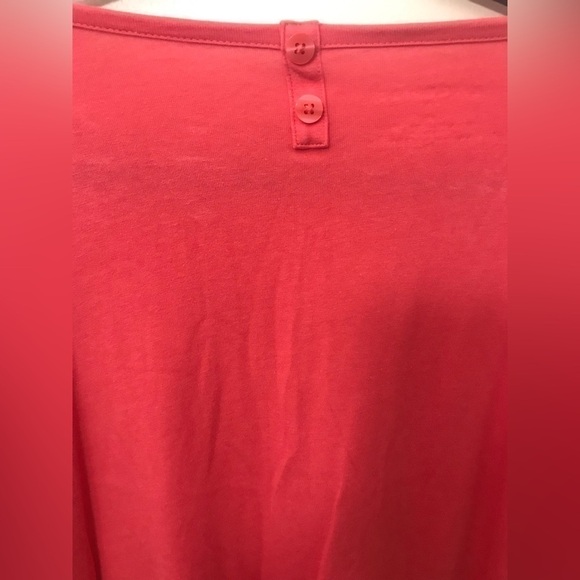 𝅺TALBOTS Womens Cotton Blend Crewneck 3/4 Sleeve Tunic Top Size Medium - Picture 9 of 12